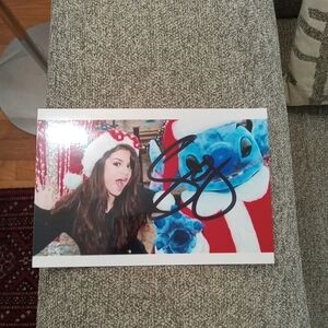 Selena Gomez Autographed Photo